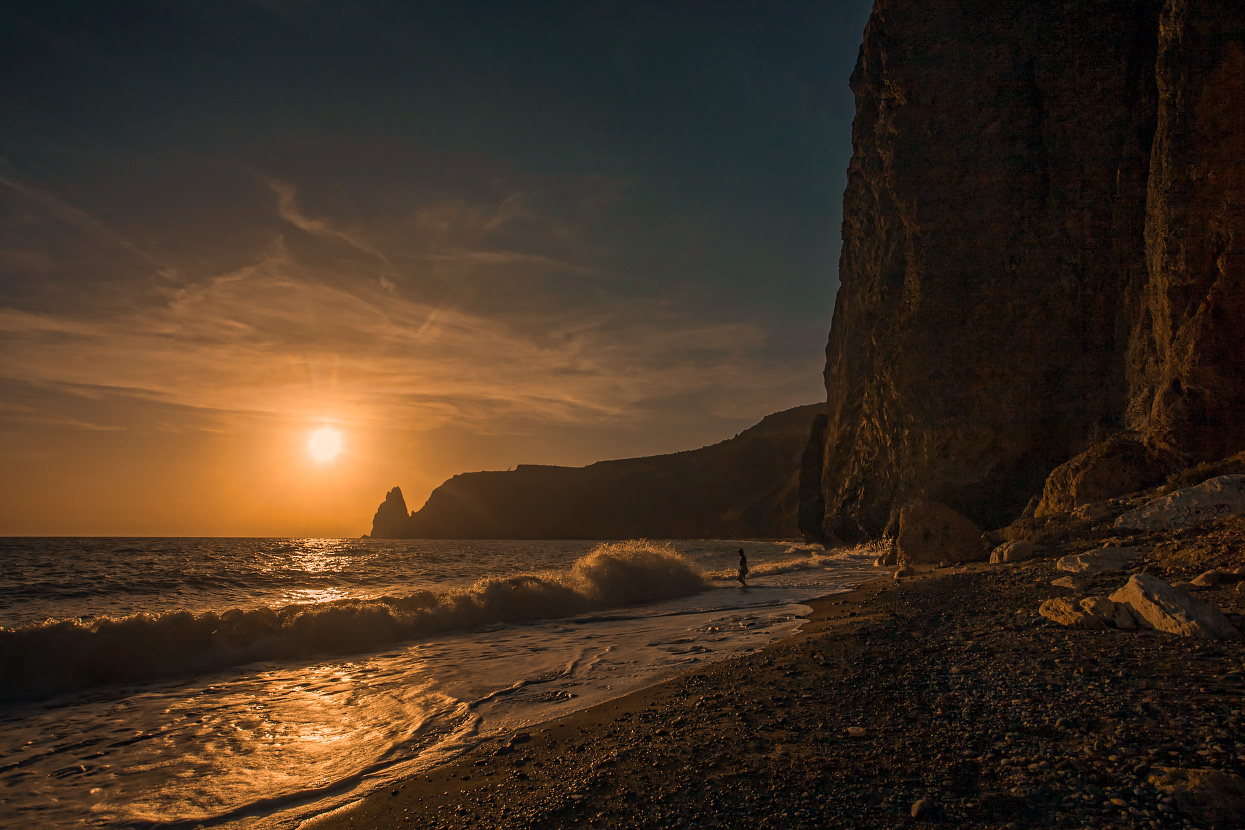 Sonnenuntergang auf Fiolent