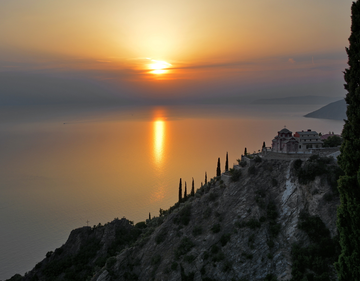 Sonnenuntergang über dem Meer