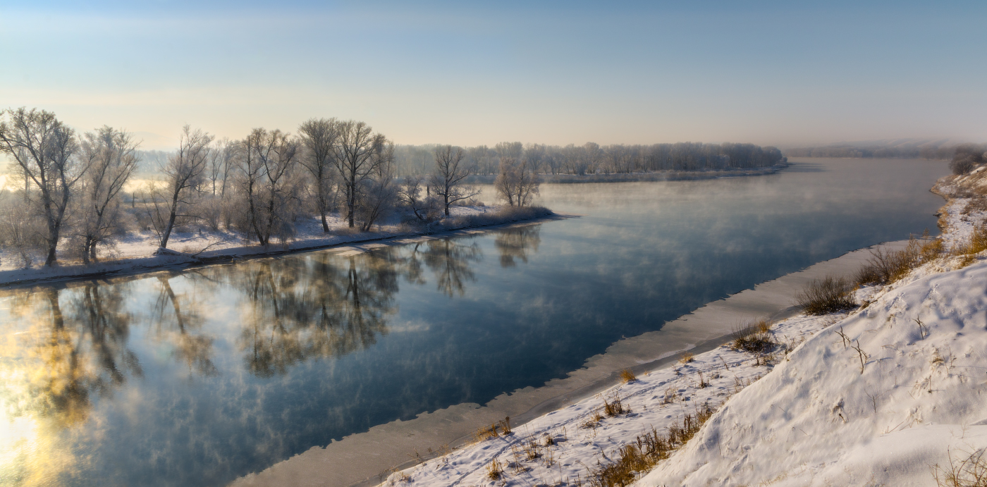 Sonnenuntergang im Winter