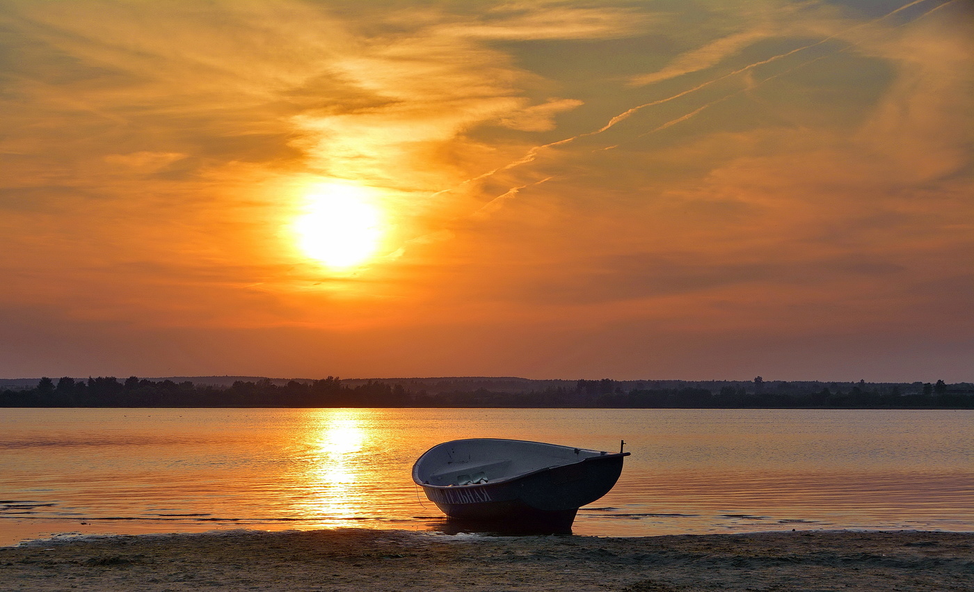 Brennender Sonnenuntergang
