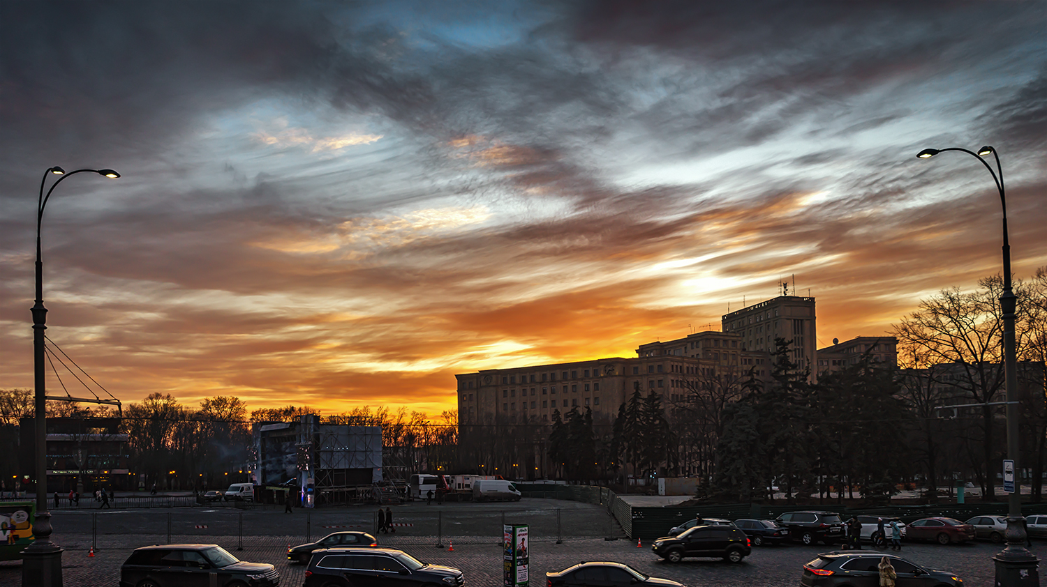 Lichter der Stadt Brände