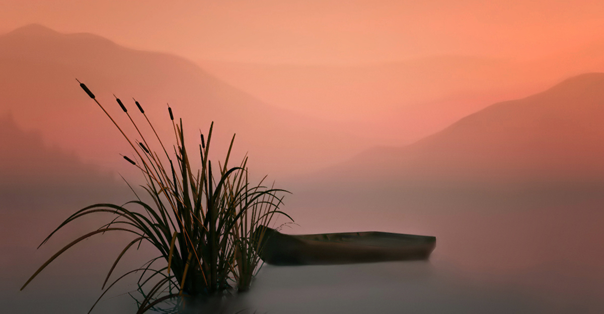 In einer ruhigen Bucht ...