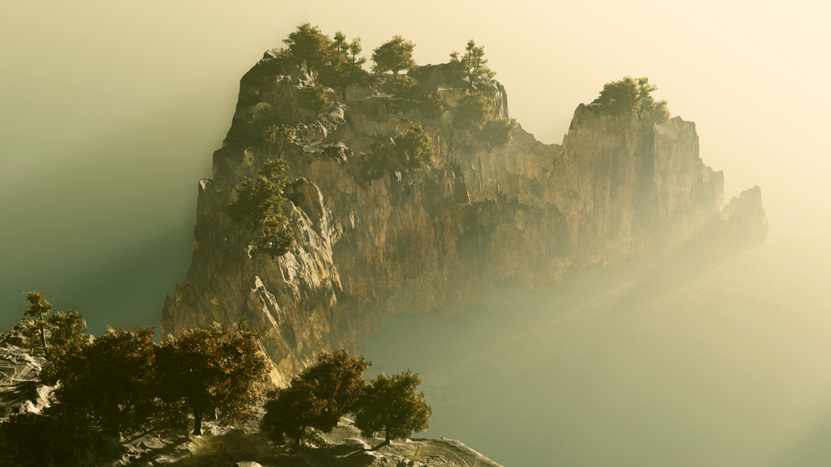 Auf diesem Felsen ...