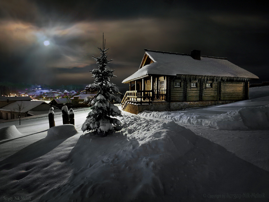 Hütte ohne Hähnchenschenkel