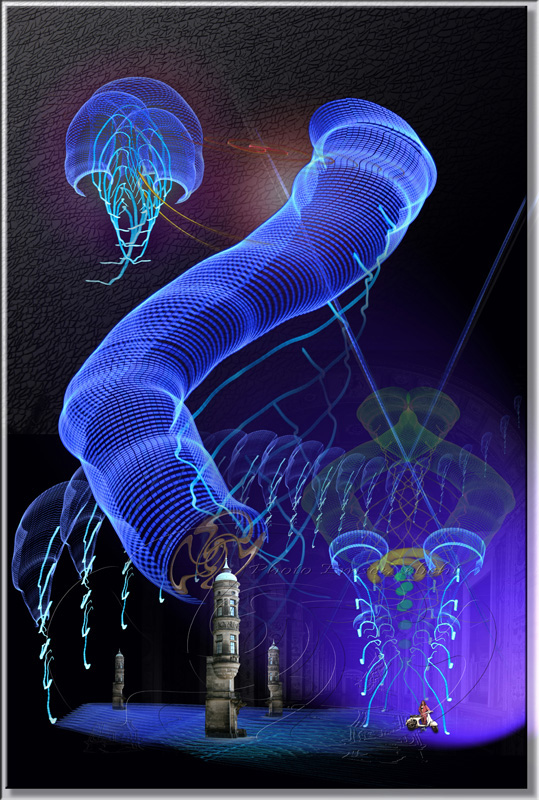 Juchnelda parkt im Park