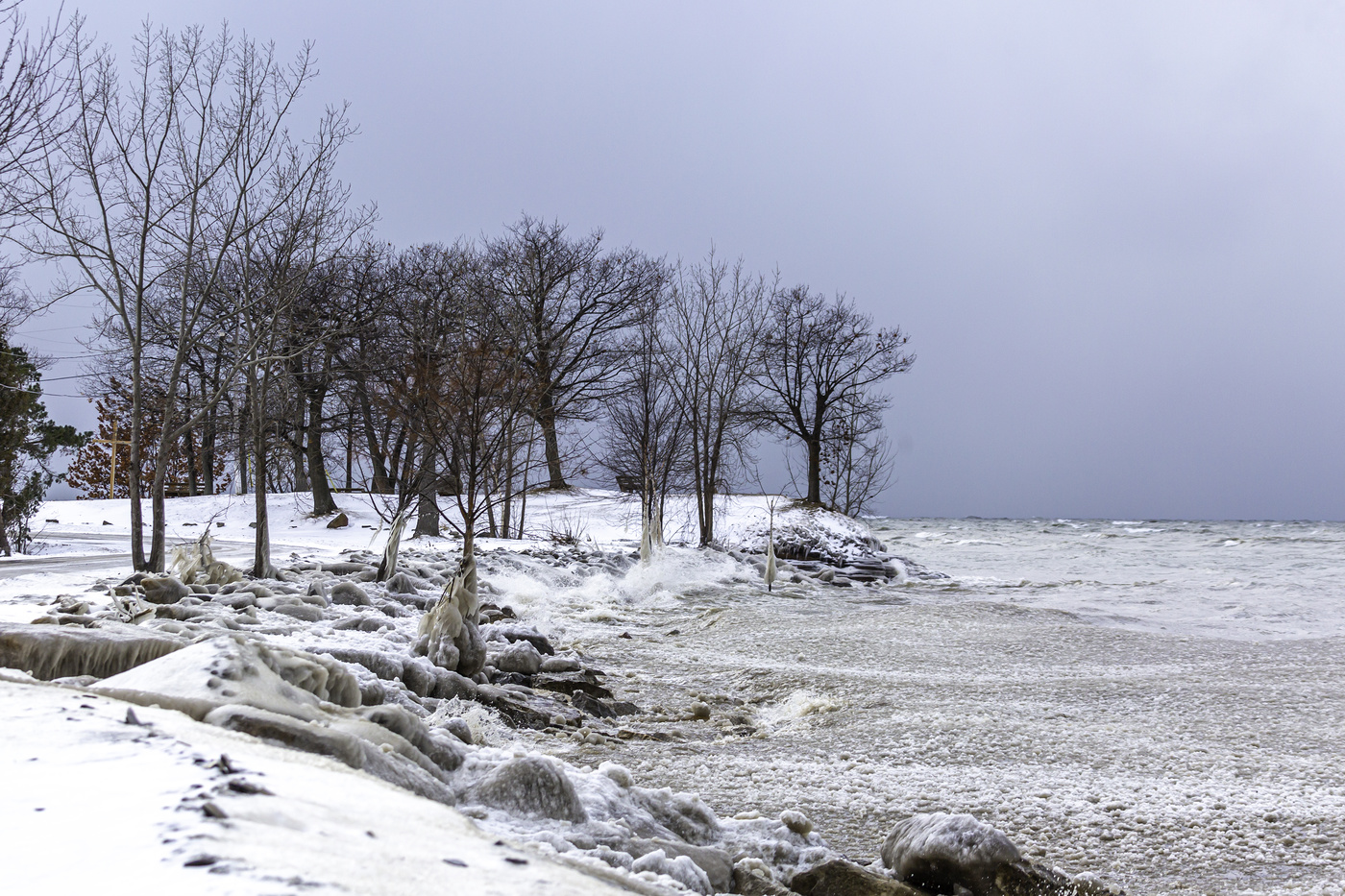 Lake Huron in January