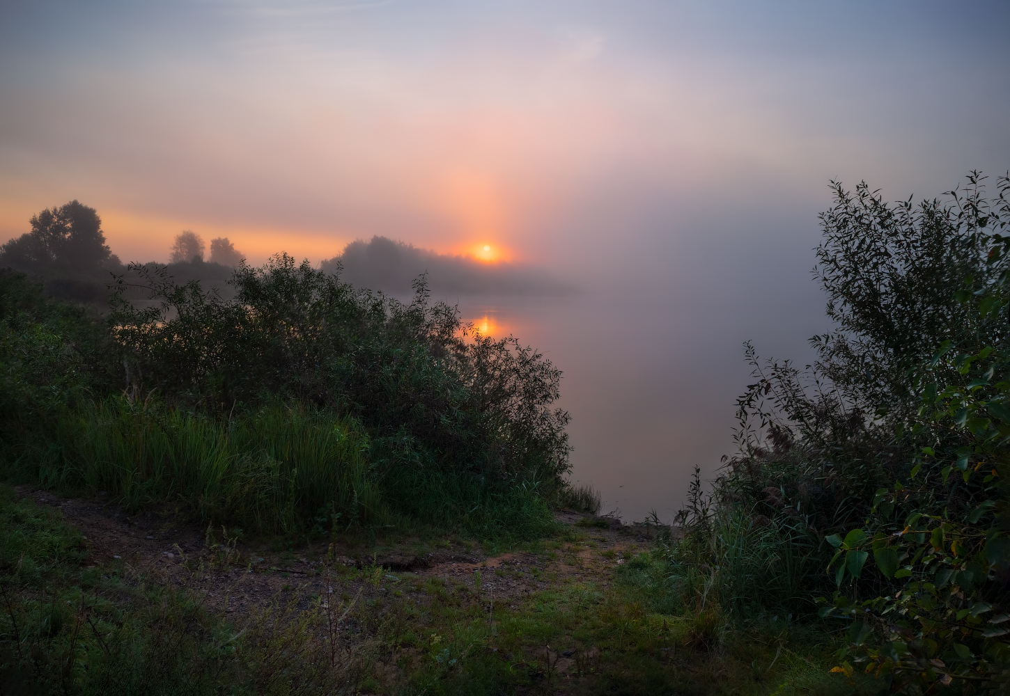 Auf der Morgendämmerung