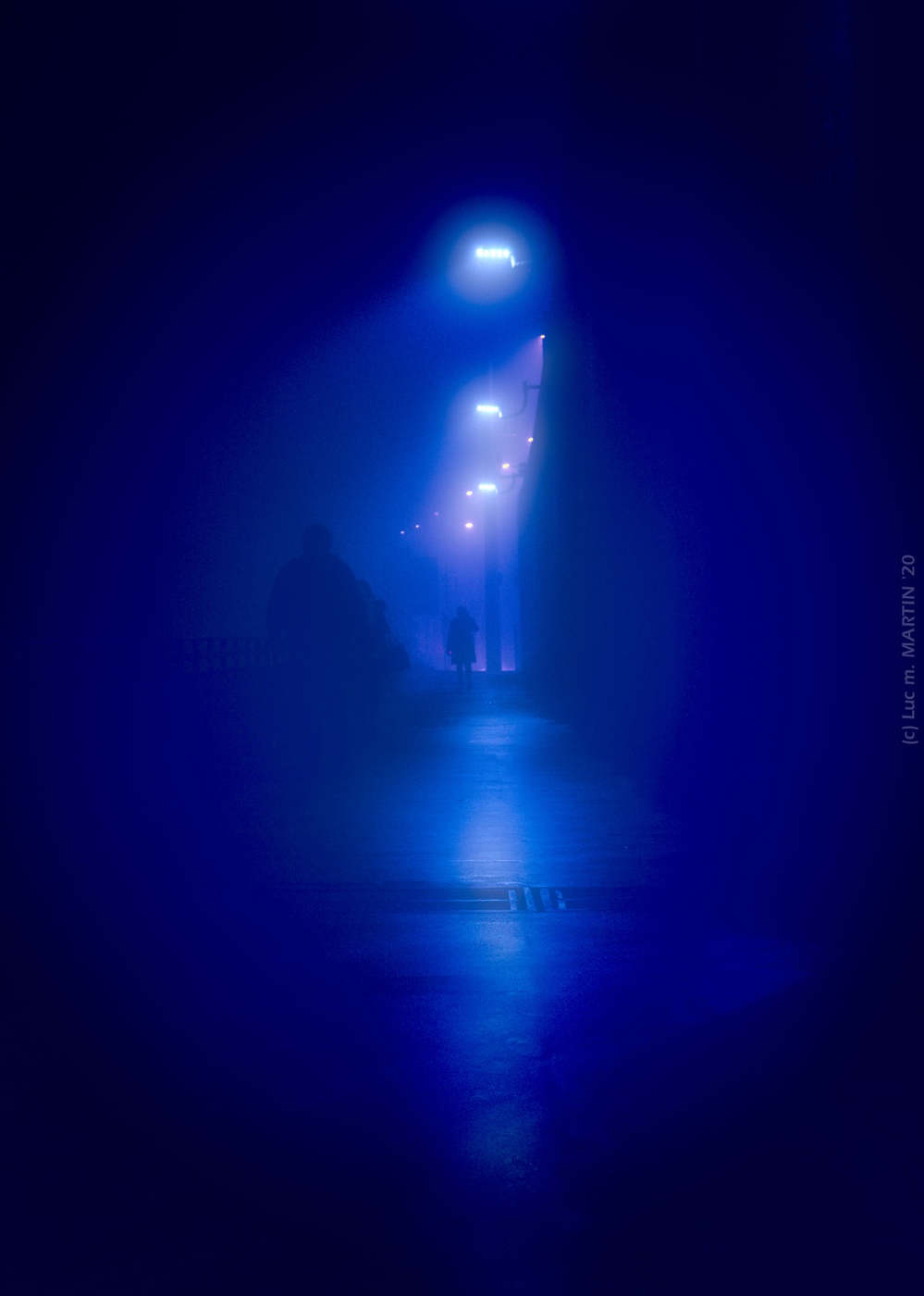 Blue mood through the way