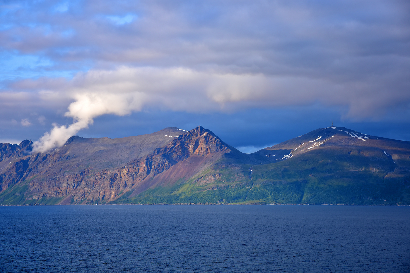 Clouds over norwegian paradise