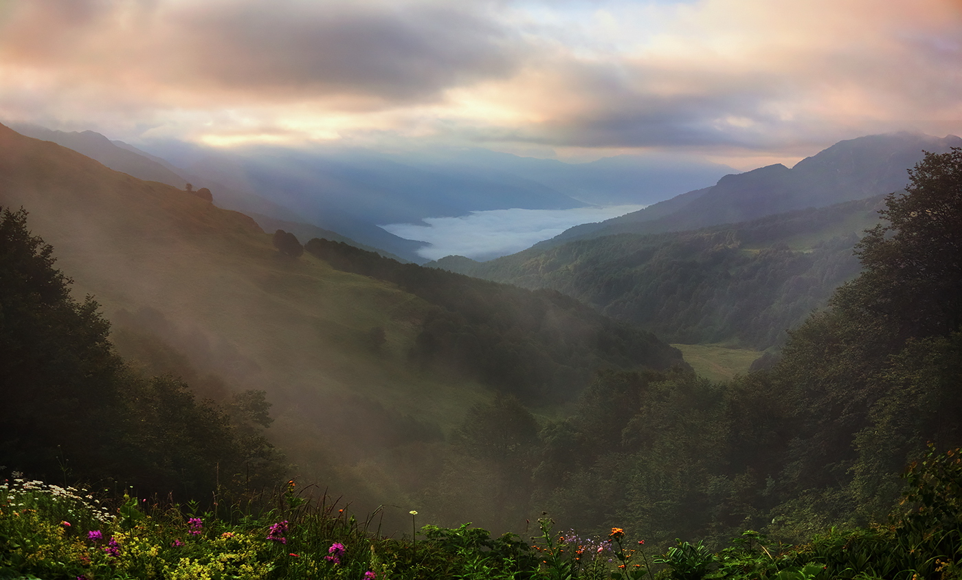 Morgen in den Bergen