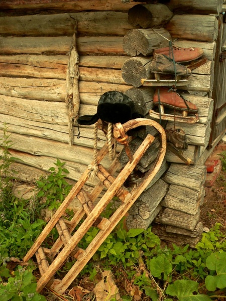 Bereiten Schlitten im Sommer