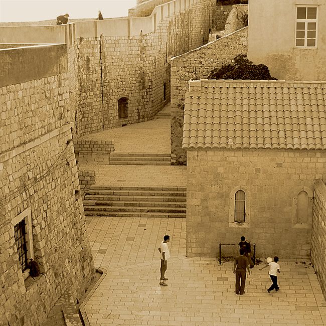 Fußball in der Altstadt