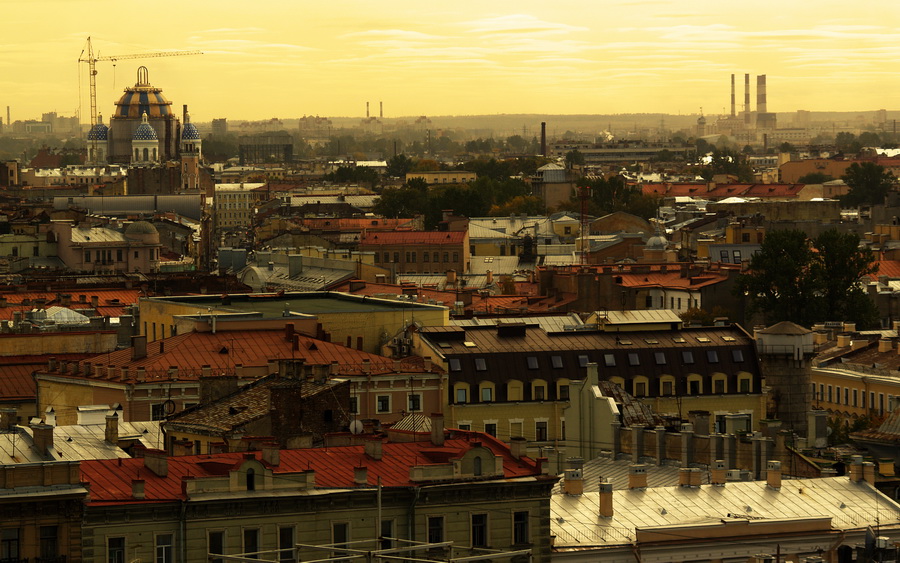 St. Petersburg Dächer