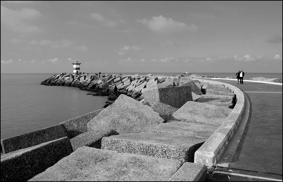 Spaziergang zum Leuchtturm.