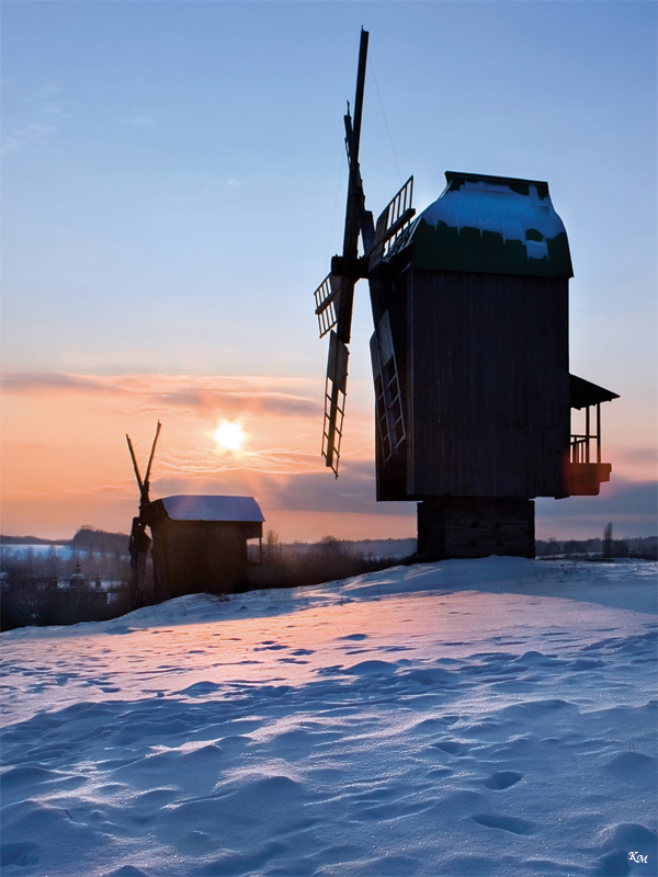 Im Winter geht die Sonne früh ...