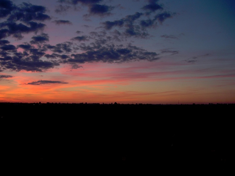 Sonnenuntergang über dem Minsk