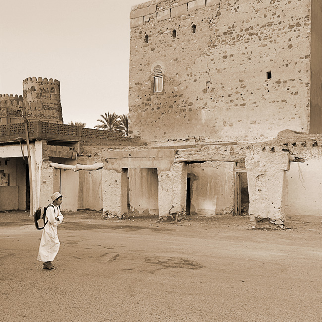 Auf dem Weg zur Schule
