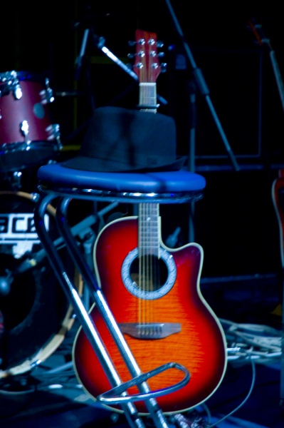 Spielen Catch Bünde Gitarre Musiker