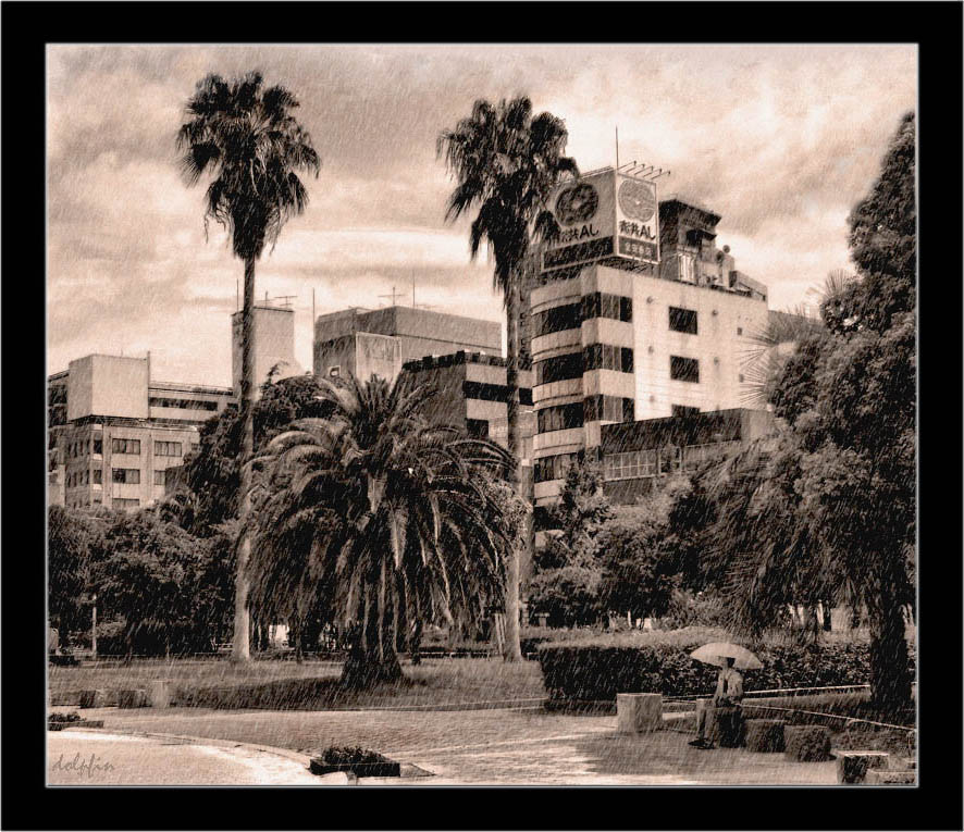Regen in der Stadt ...