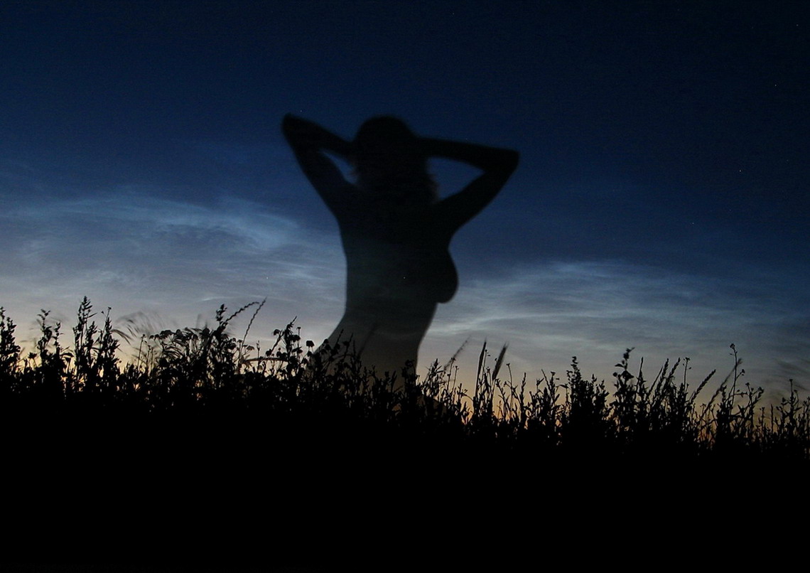 stieg Nacht mit duftenden Bett