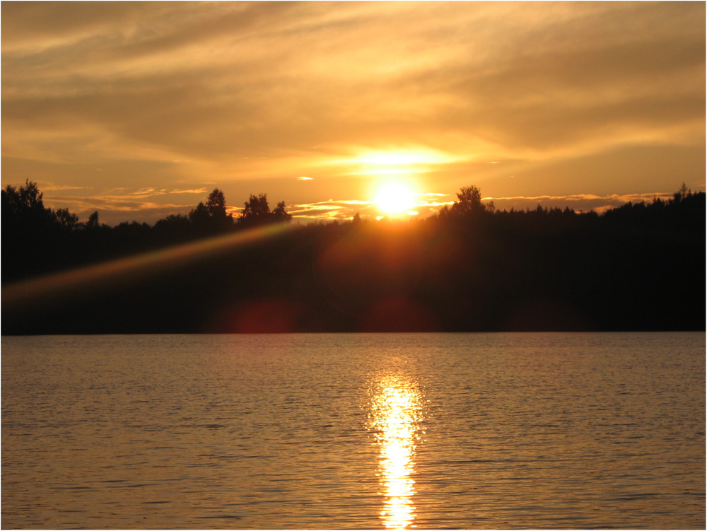 Golden Sonnenuntergang