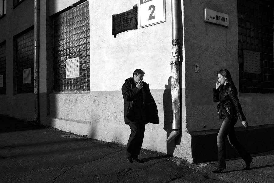 Dort um die Ecke ...