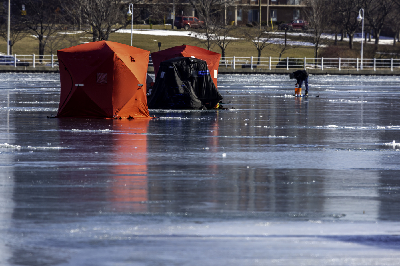 Ice Fishing the Bay