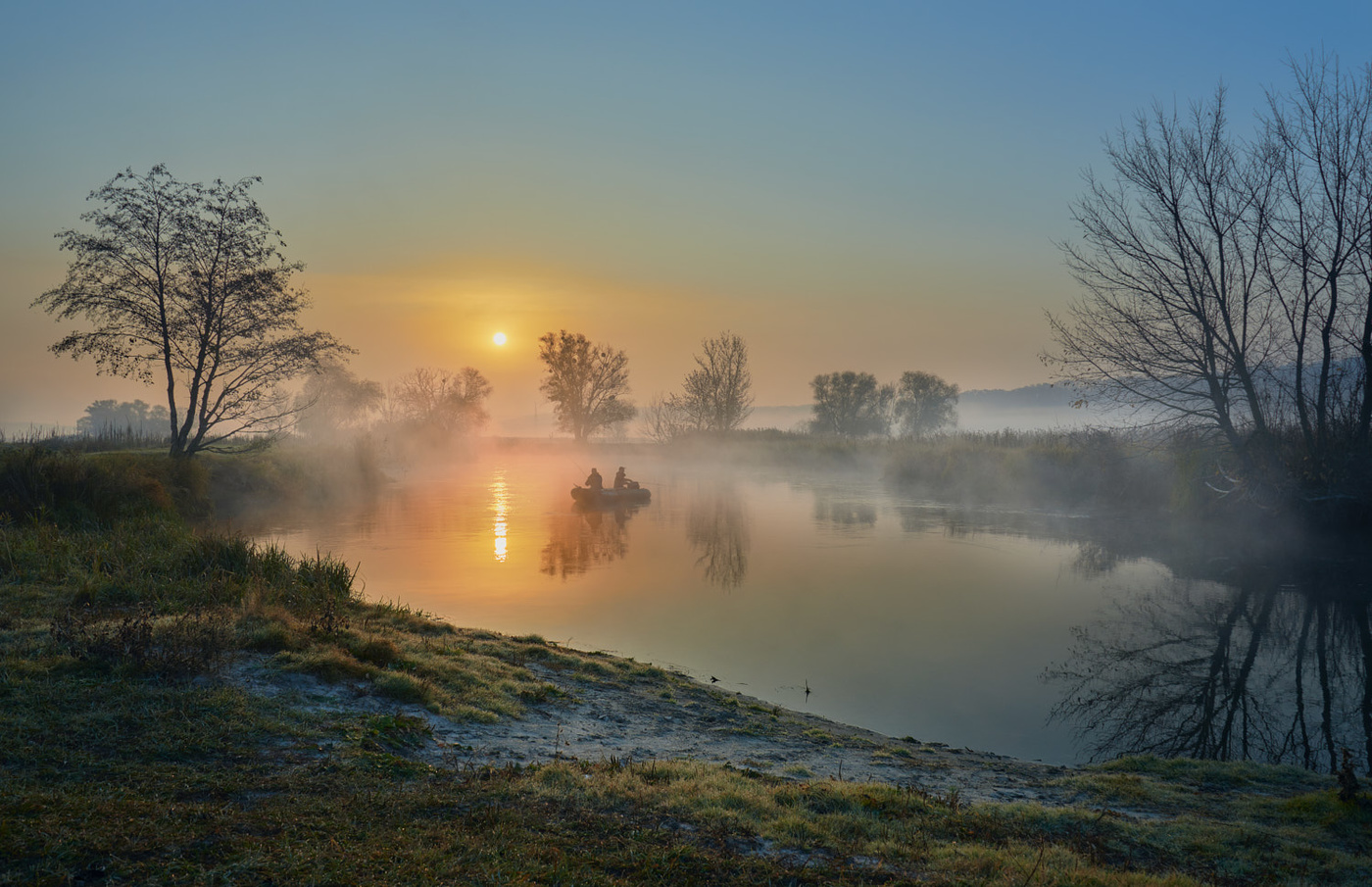 Auf der Morgendämmerung