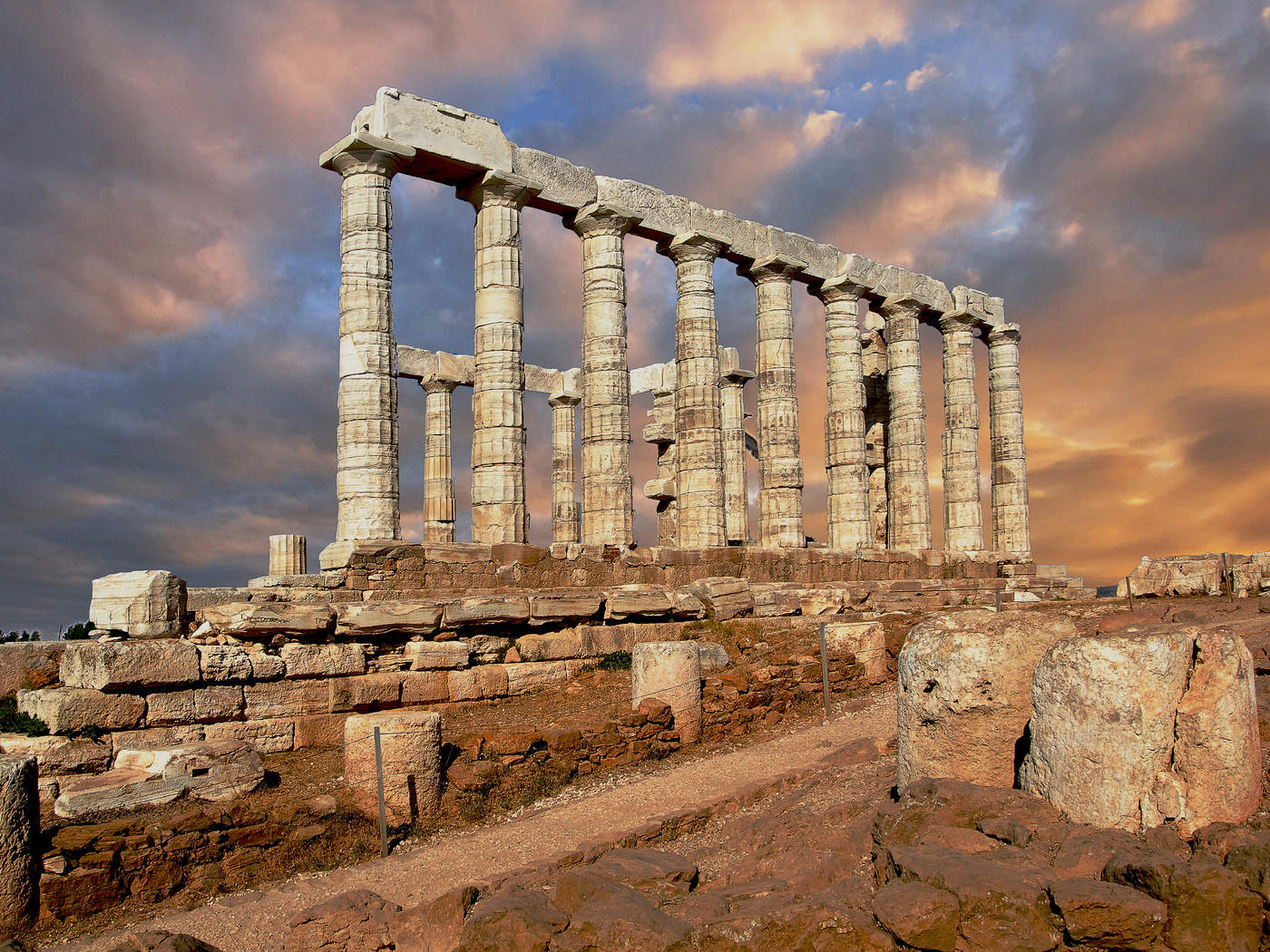 Temple of Poseidon, Sunio.