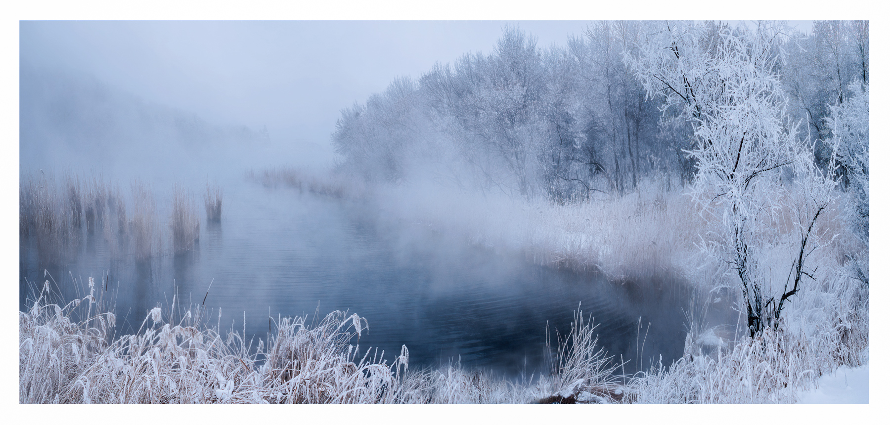 Blauen Nebel wie eine Täuschung ...