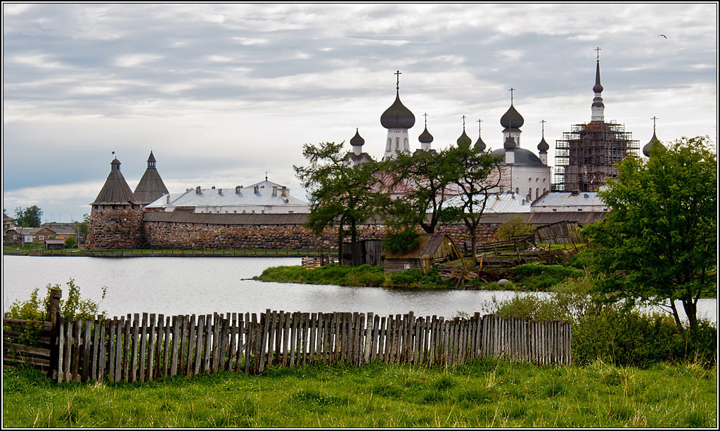 Auf Solovetsky Inseln.