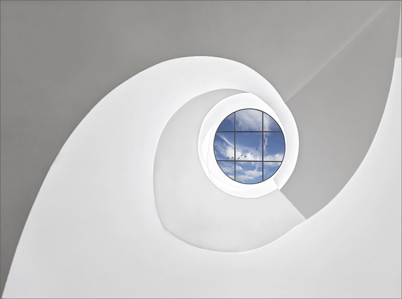 Stairwell at the Leitz company