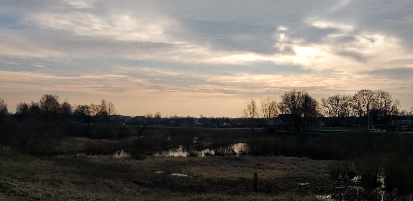 Sonnenuntergang im Winter