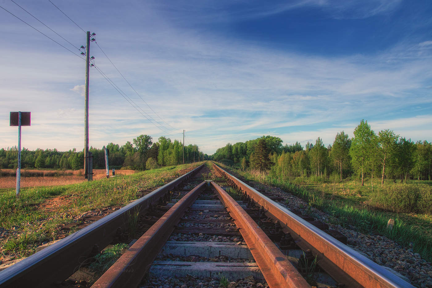 Die Straße im Sommer