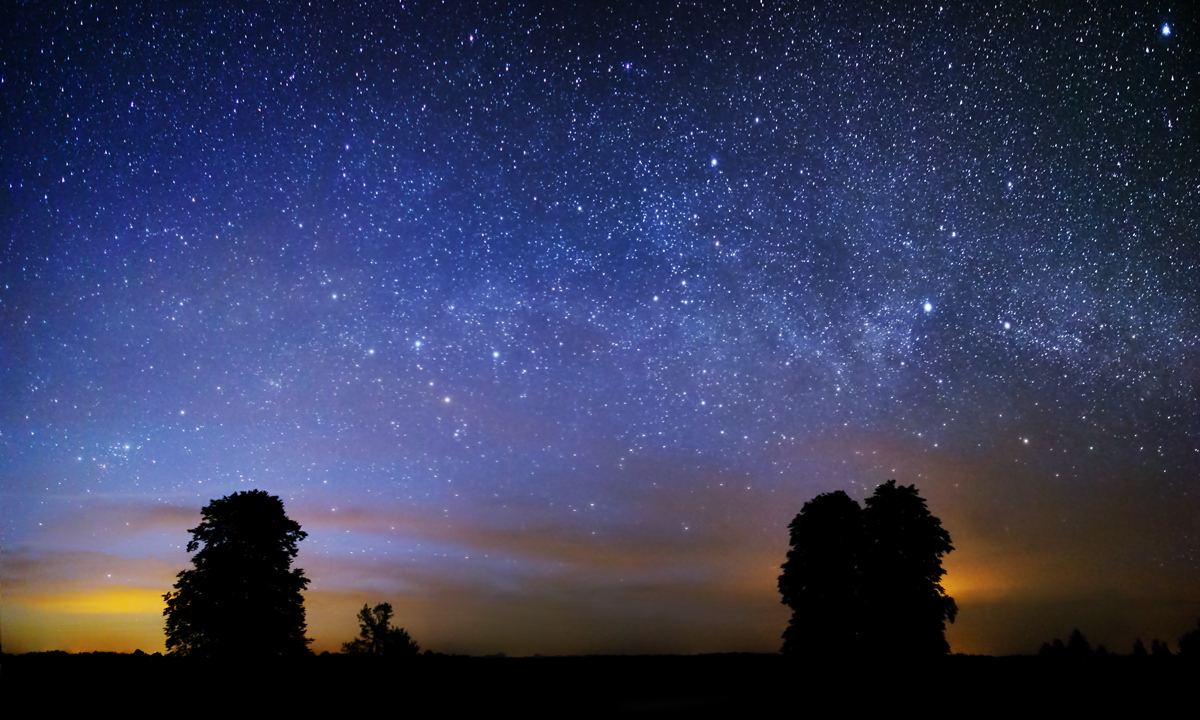 Der sterbende Sonnenuntergang