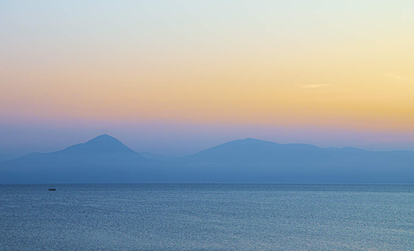 Sanfte Farben der Morgenröte