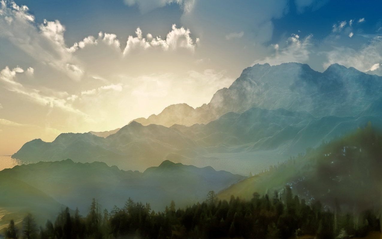 Wo - in den Bergen ...