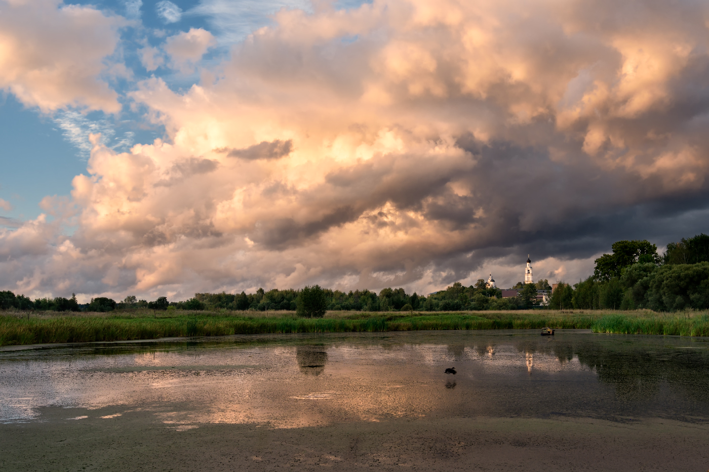 Ängstliche Sonnenuntergang