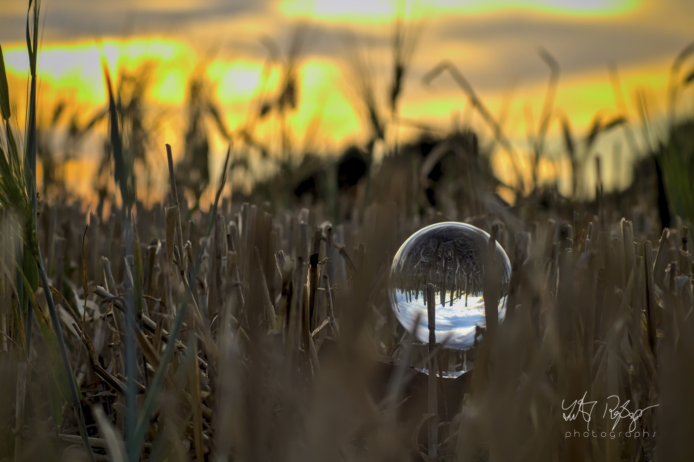 Der Himmel in Flammen