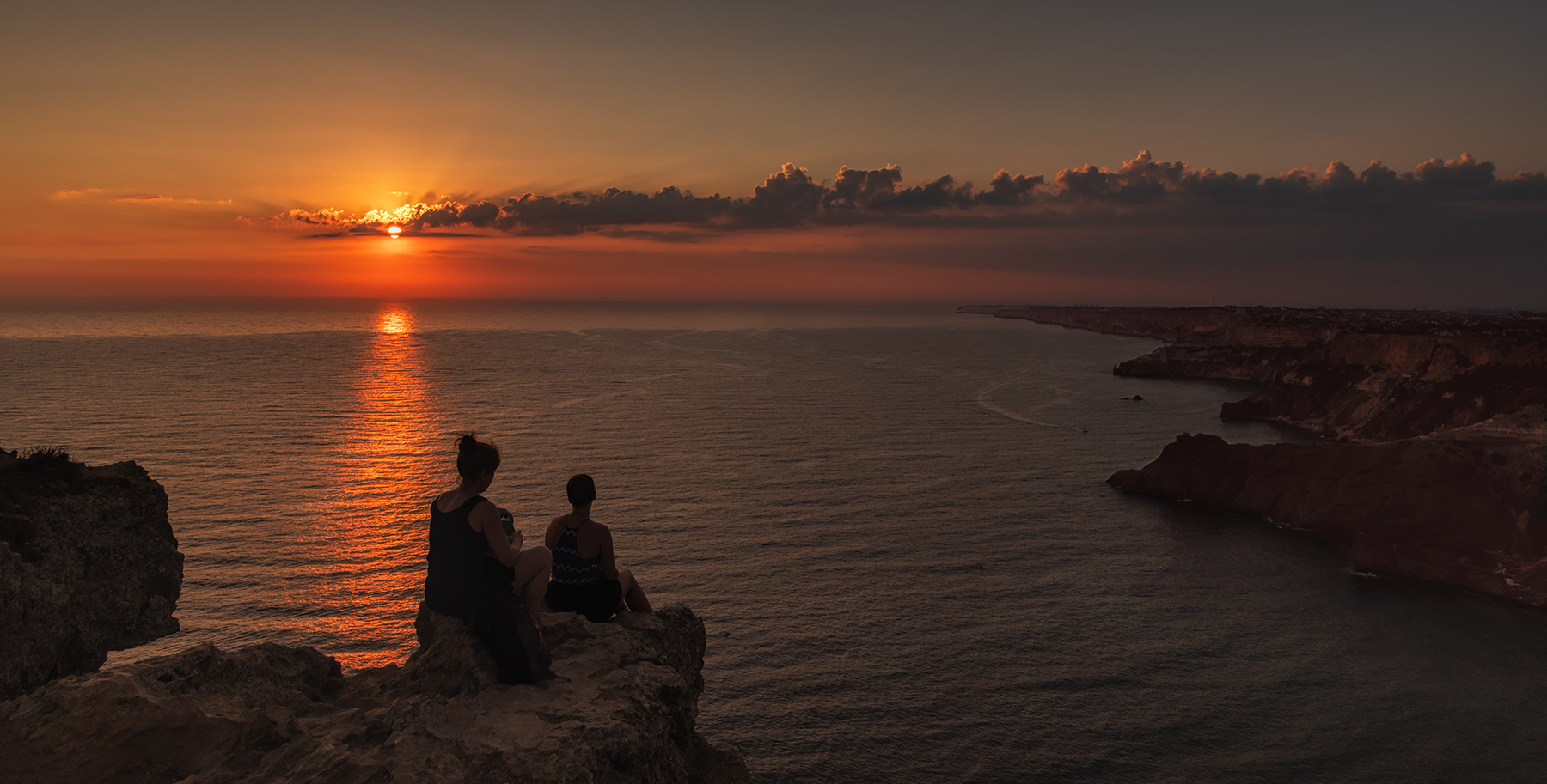 Sonnenuntergang auf Fiolent
