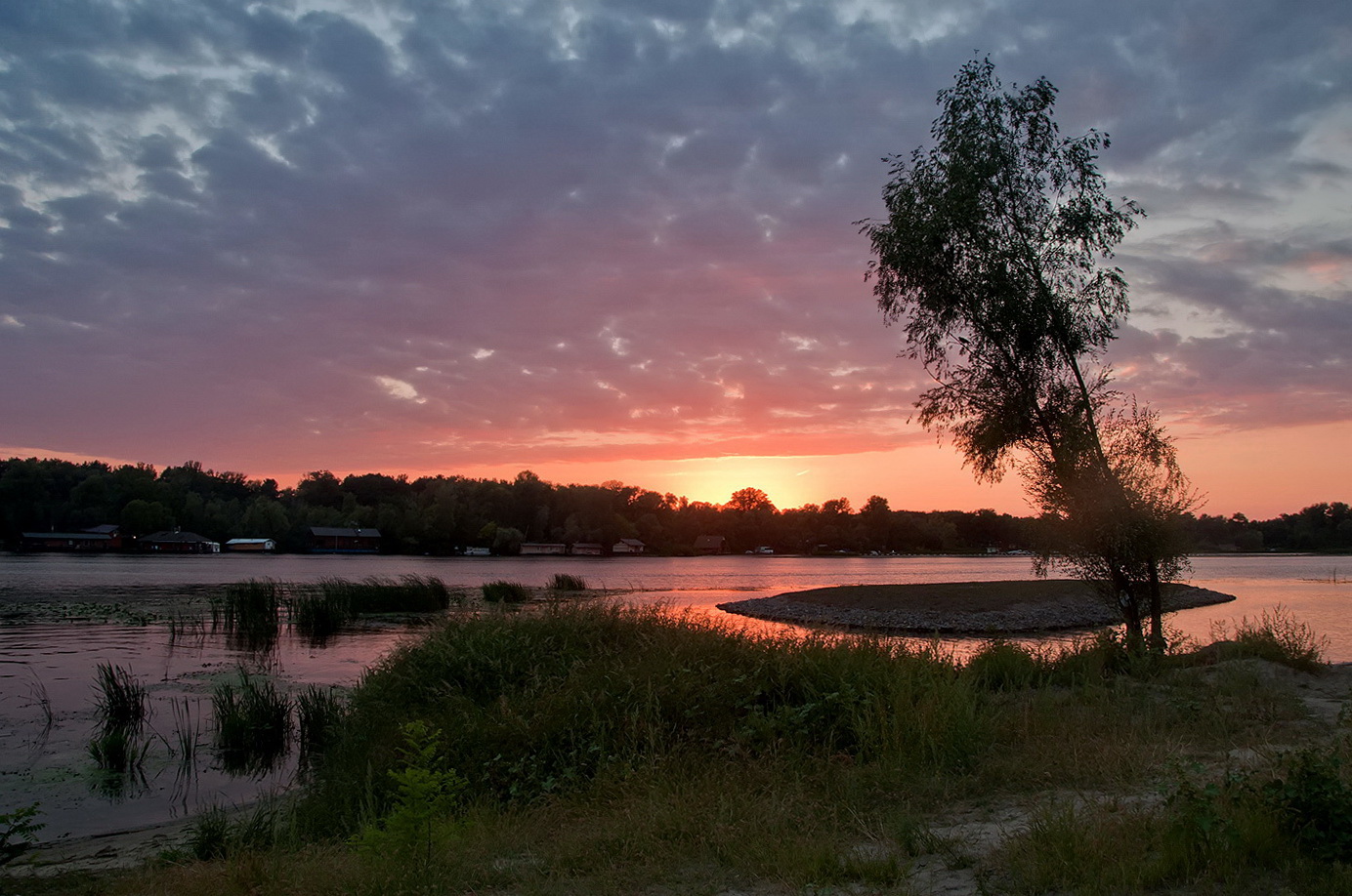 In der Sonnenuntergangs