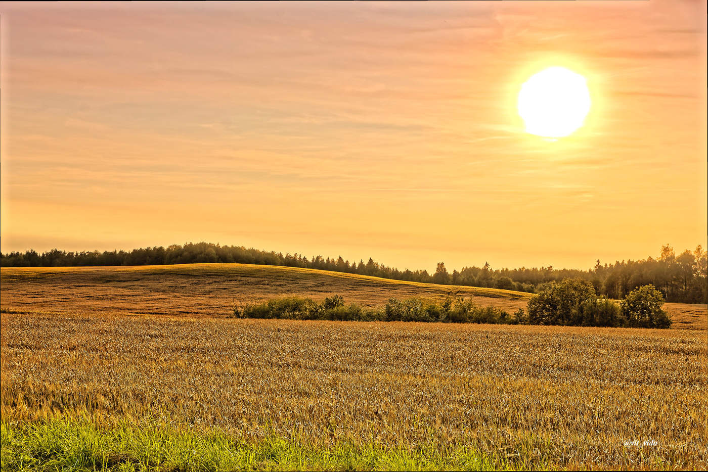 Vor Sonnenuntergang.