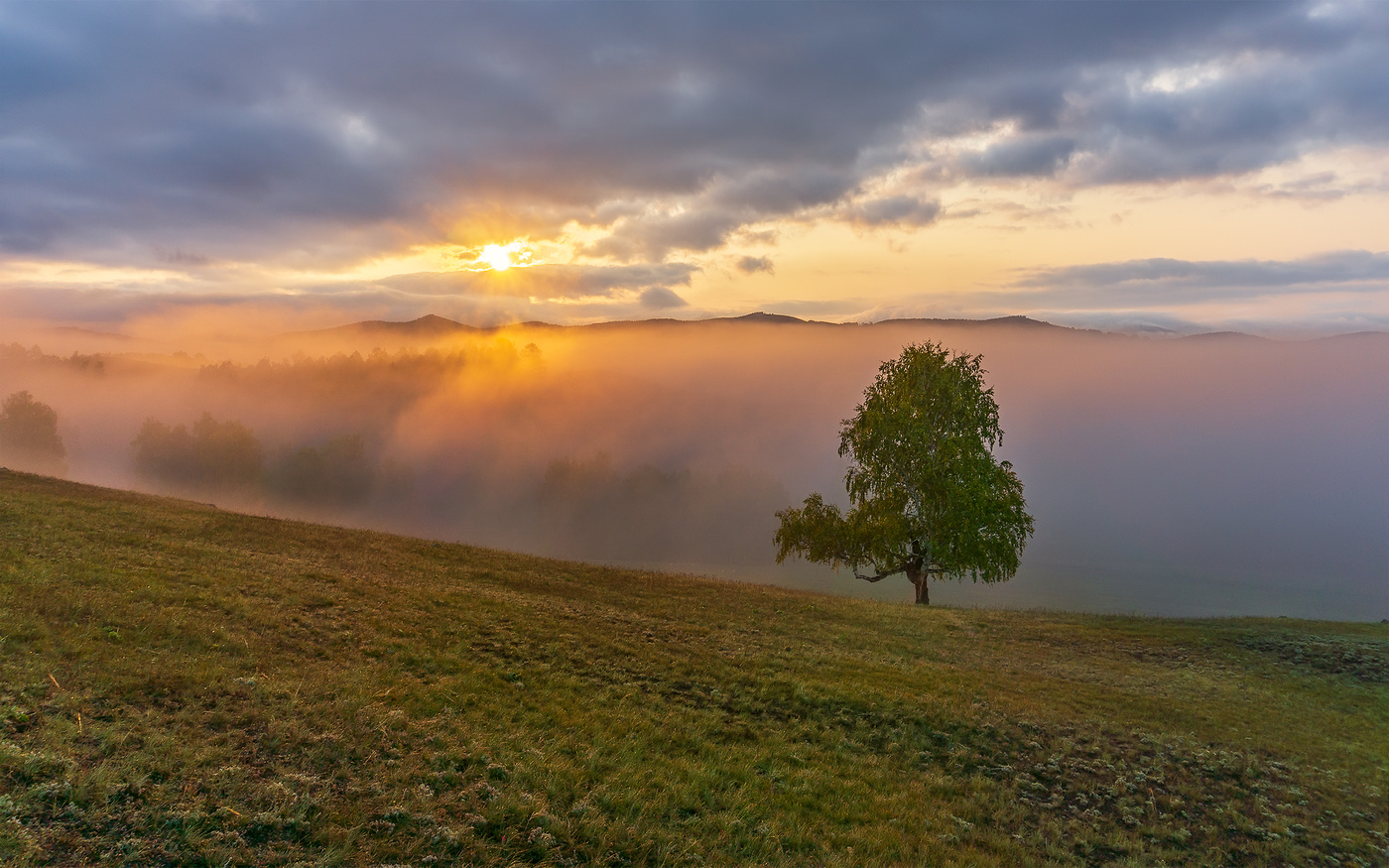 Morgen in den Bergen