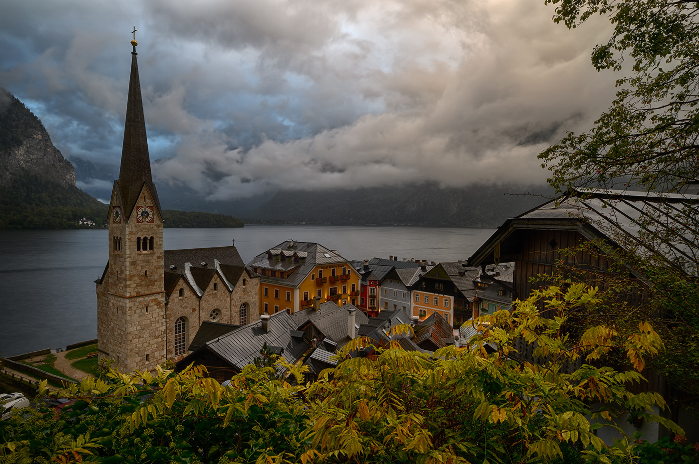 Regen in Hallstatt