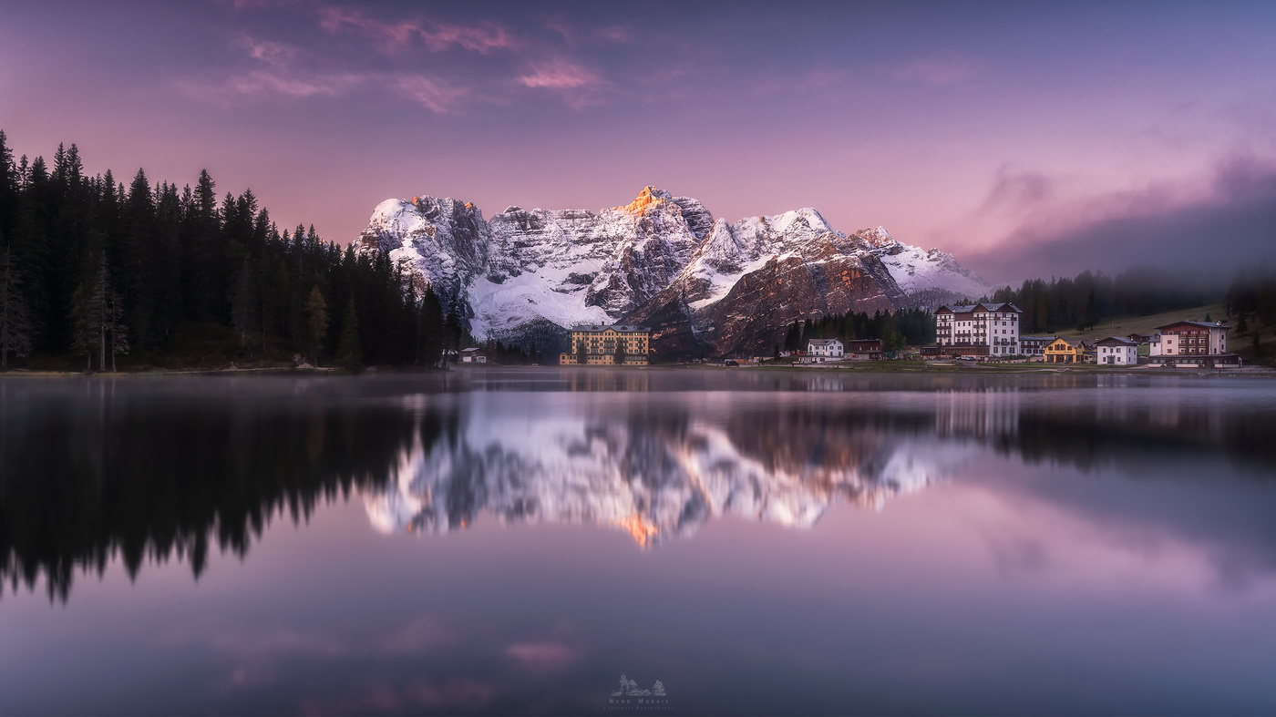 The Sunrise at Misurina