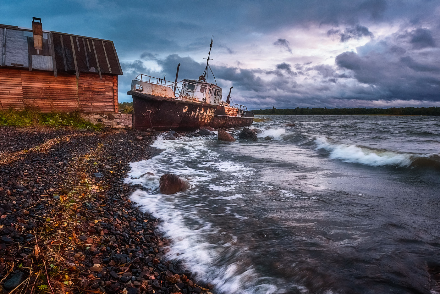 Hafen kam in unsere Schiffe