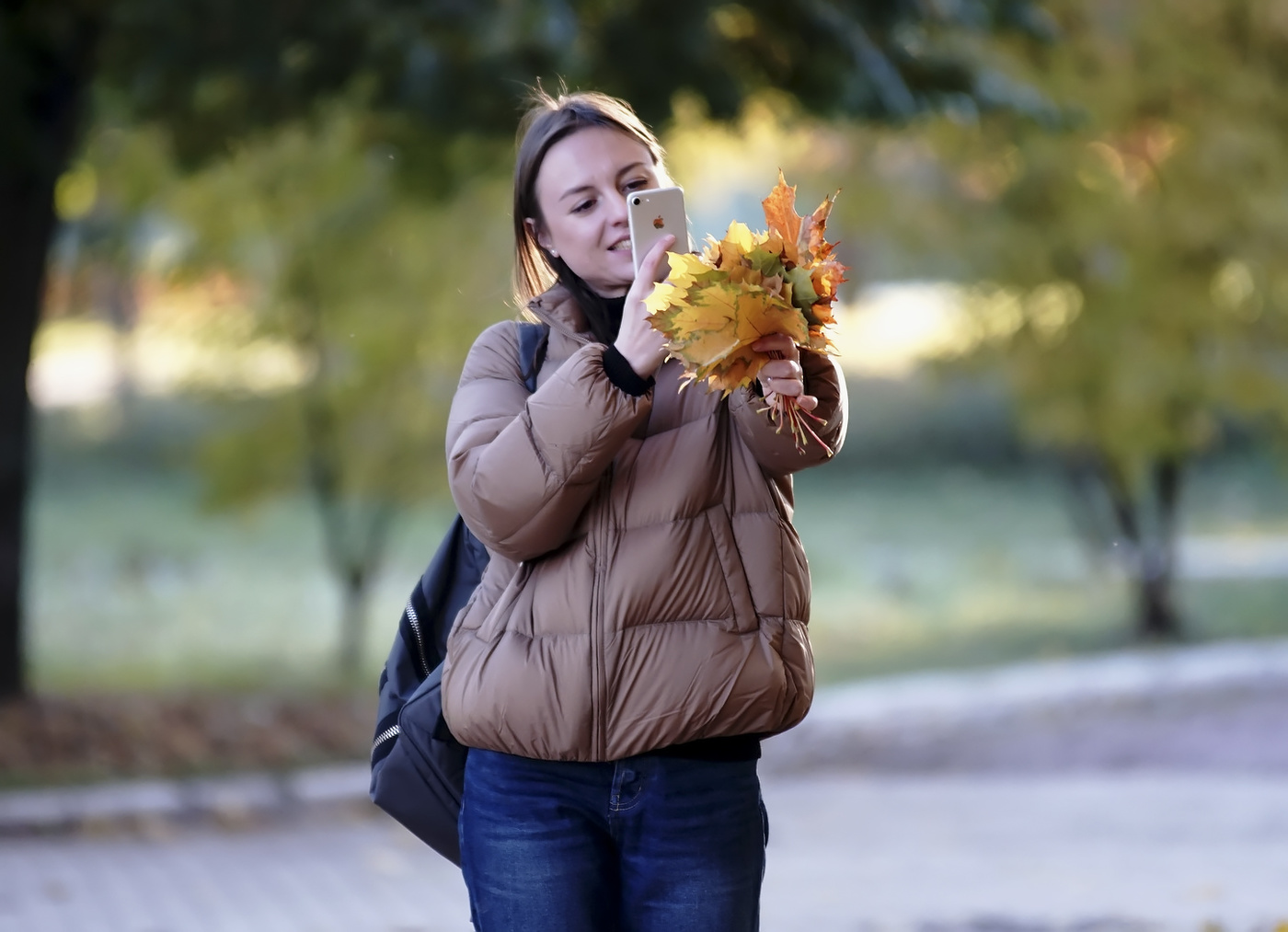 allen Farben des Herbstes