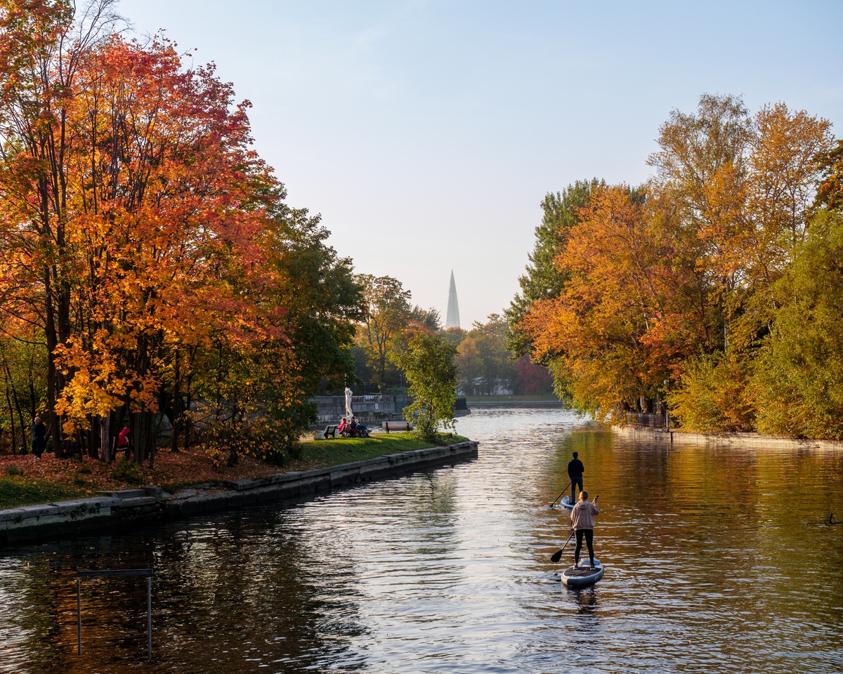 allen Farben des Herbstes