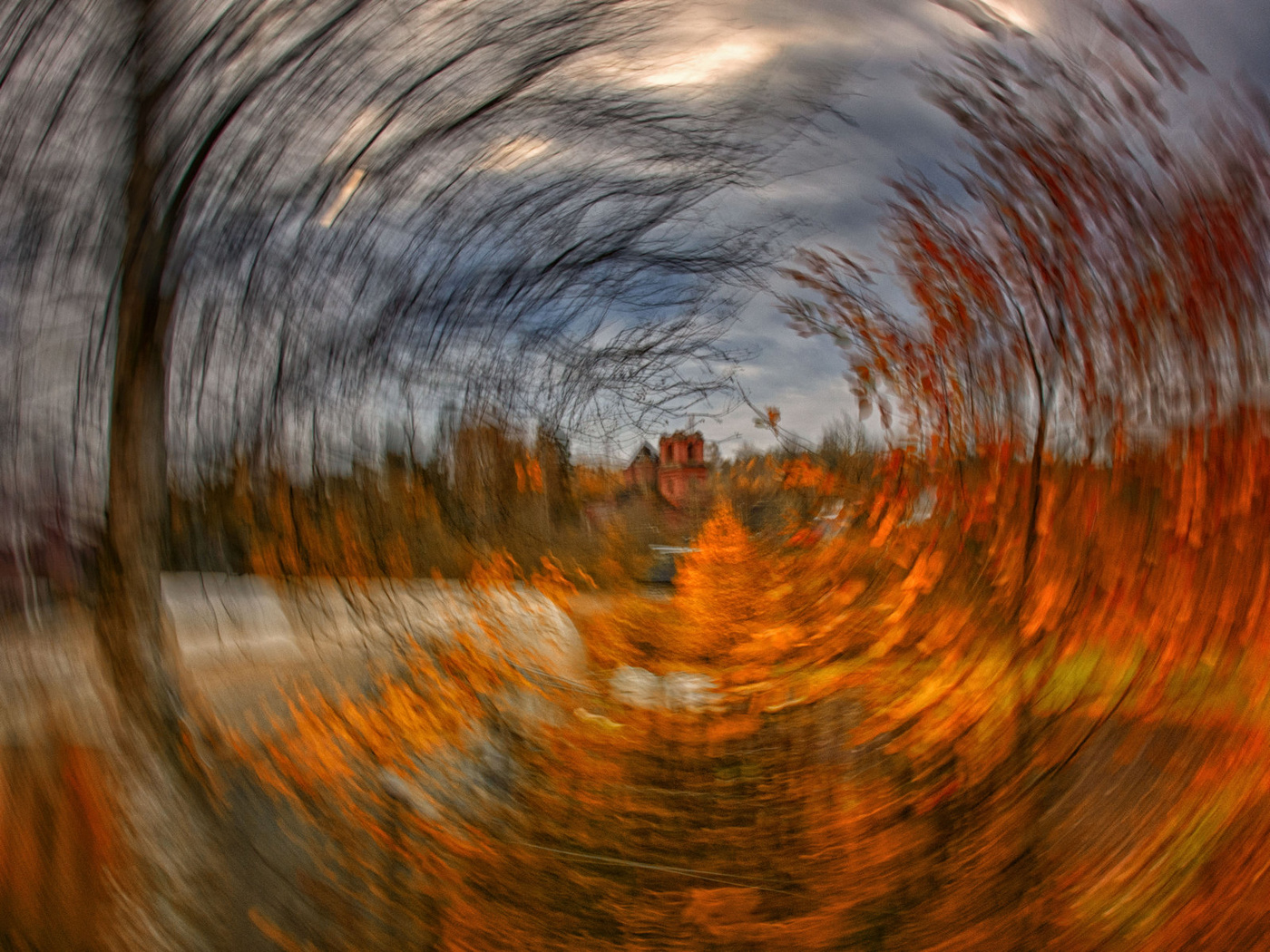 allen Farben des Herbstes