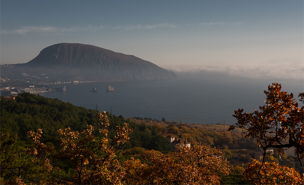 allen Farben des Herbstes